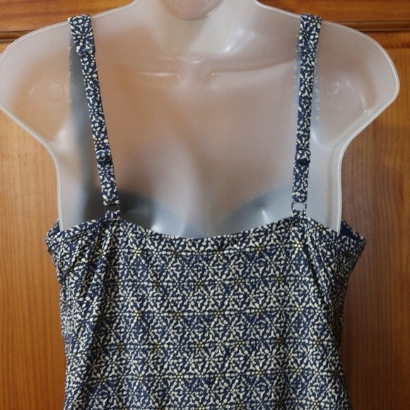 Bond-Eye Australia NAVY Blue Speckled Print One Piece Swimsuit D DD - Picture 5 of 9